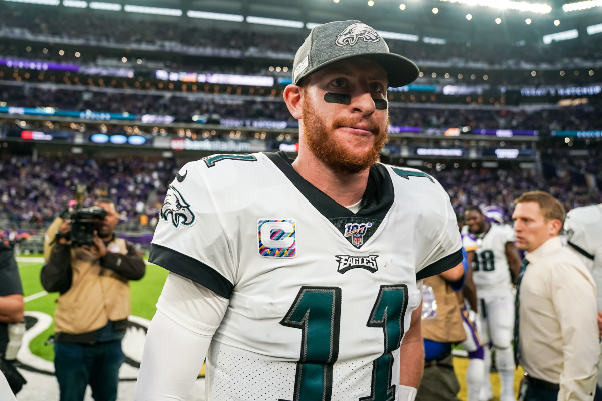 Carson Wentz after Eagles 38-20 loss to the Vikings