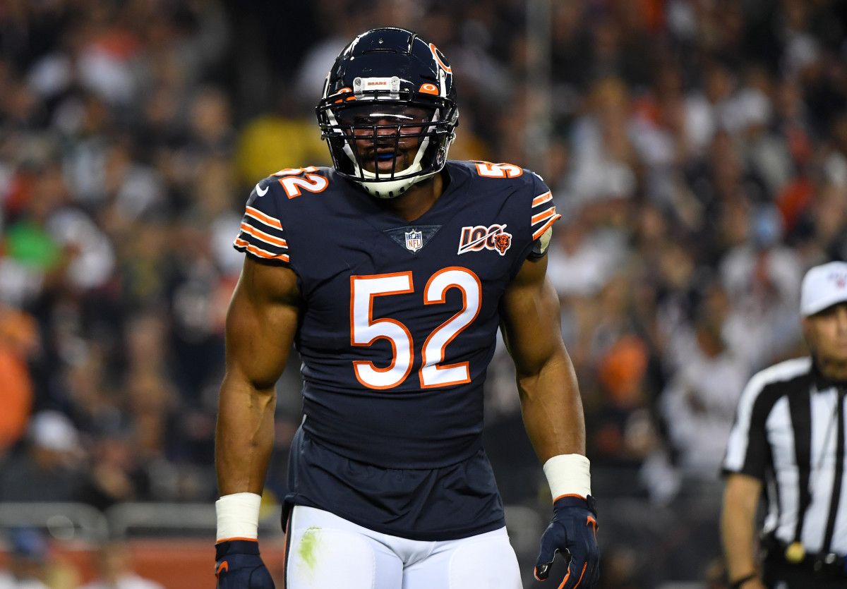 Kahlil Mack will face a tough Saints Offensive Line