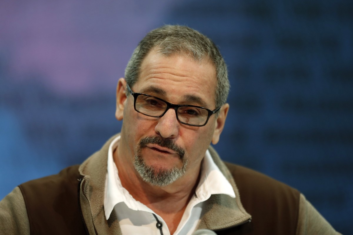 Feb 27, 2019; Indianapolis, IN, USA; New York Giants general manager Dave Gettleman speaks to the media during the 2019 NFL Combine at the Indianapolis Convention Center.