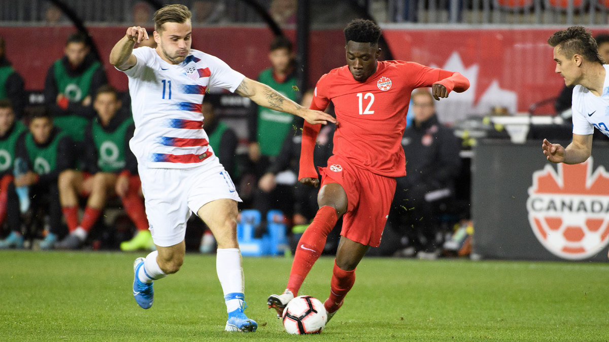 Alphonso Davies leads Canada vs the USA