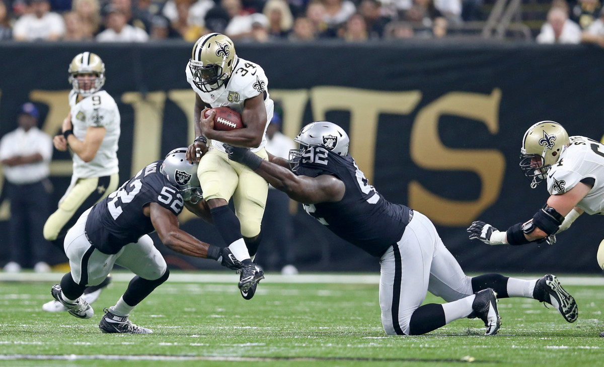 Kahlil Mack faced the New Orleans Saints once as a Raider