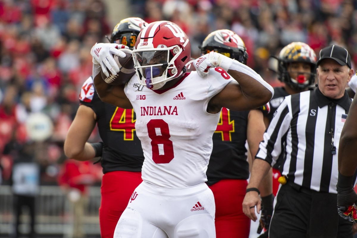Indiana running back Stevie Scott had 109 yards on 18 carries and scored two touchdowns. (USA TODAY)