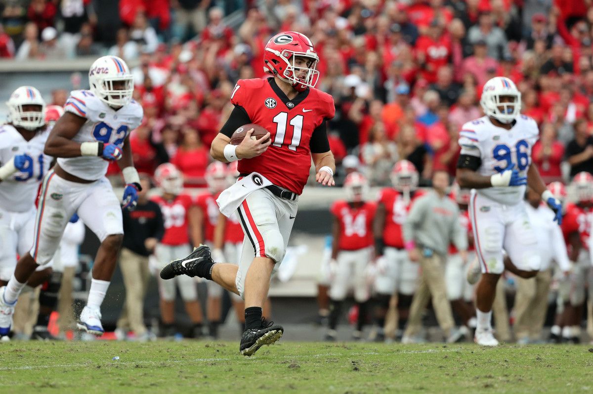 UGA QB, Jake Fromm takes off