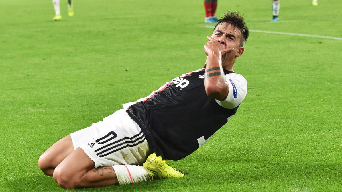 Paulo Dybala scores twice in Champions League