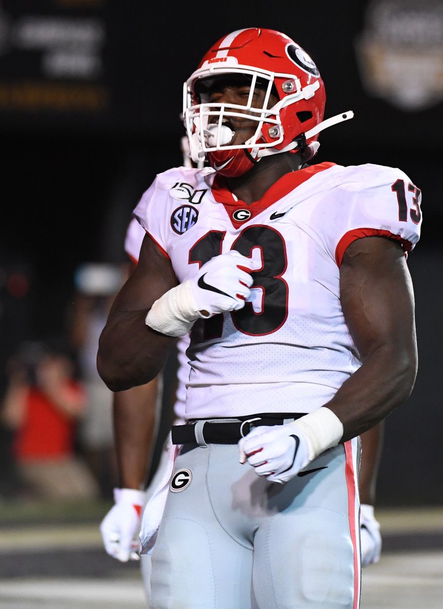 RS Fr, Azeez Ojulari leads the team in sacks