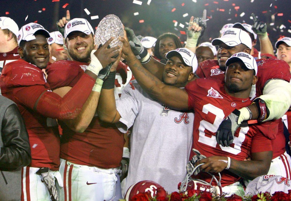 The 2009 national champions, Alabama