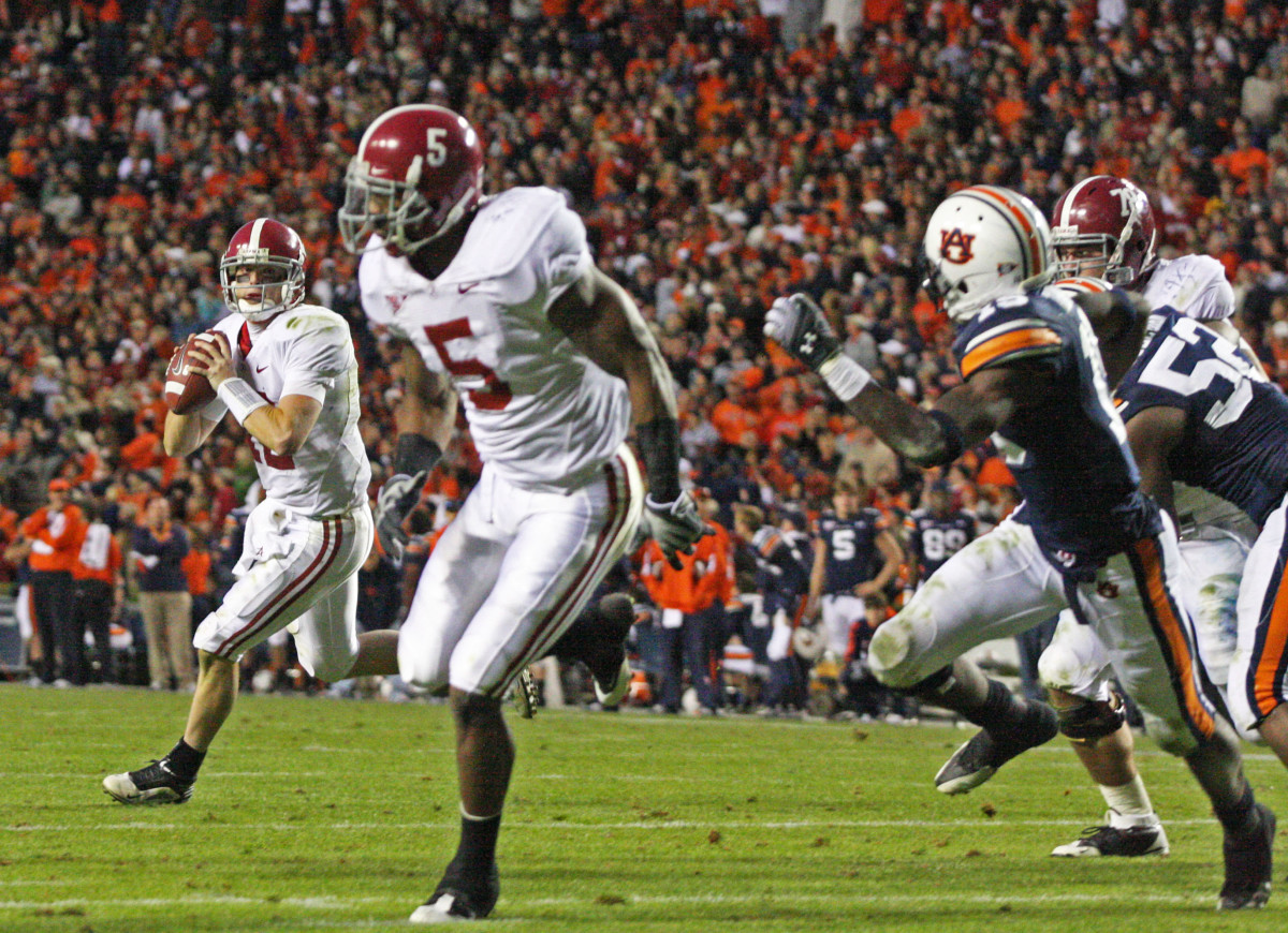 The touchdown play to complete "The Drive" at Auburn in 2009