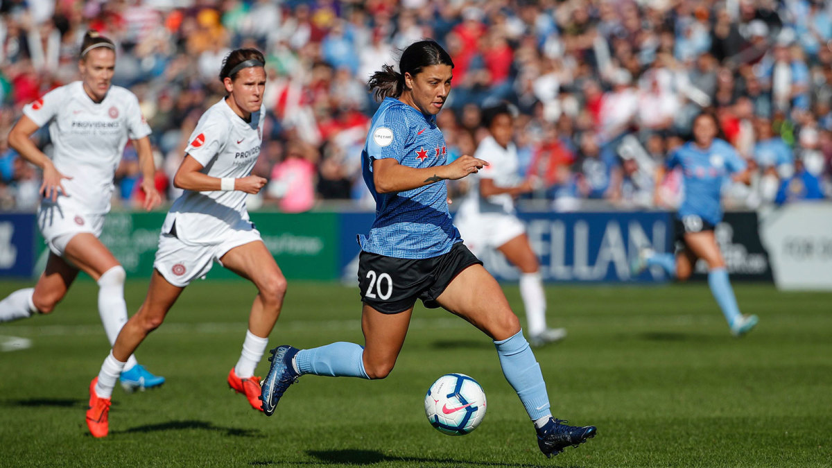 Sam Kerr has led the Chicago Red Stars to the NWSL title game.