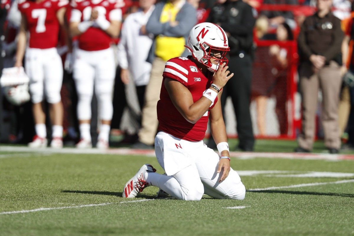 Adrian Martinez has been the lone bright spot for Scott Frost so far during his two years at Nebraska. (USA TODAY)