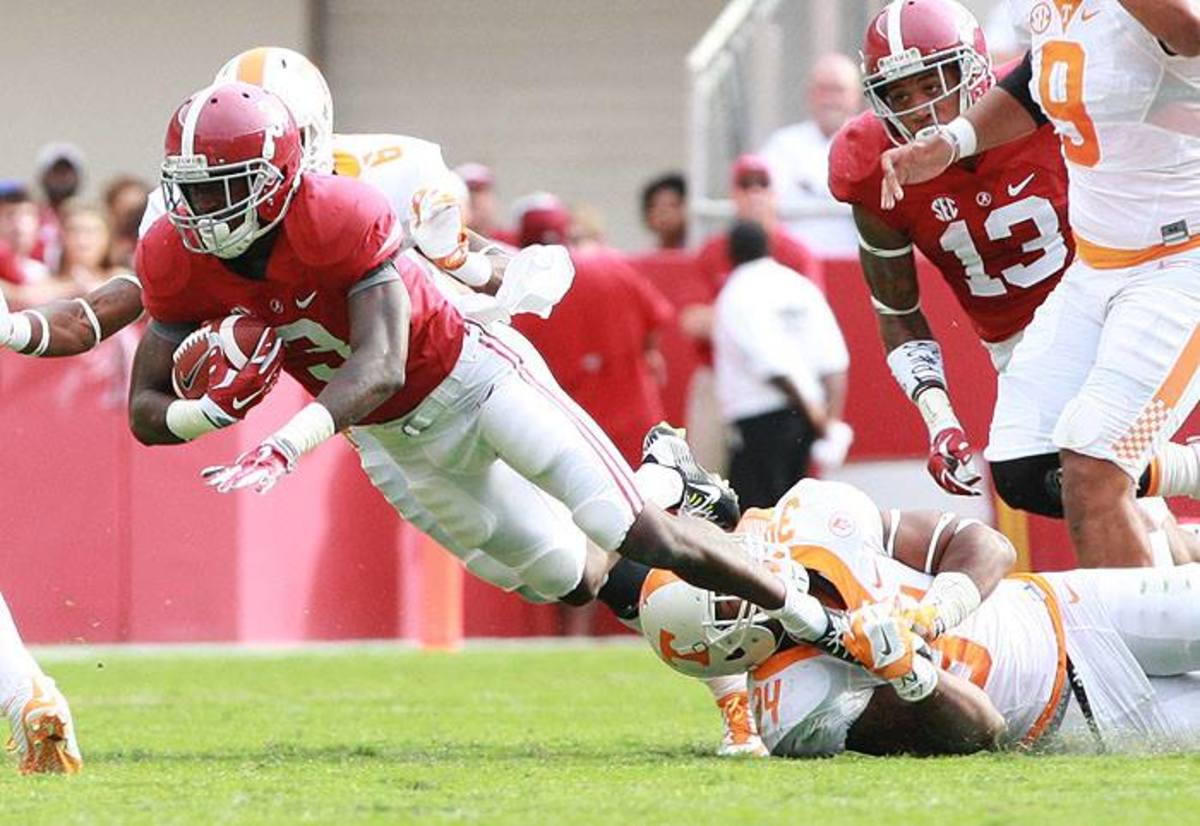 Alabama wide receiver Calvin Ridley against Tennessee