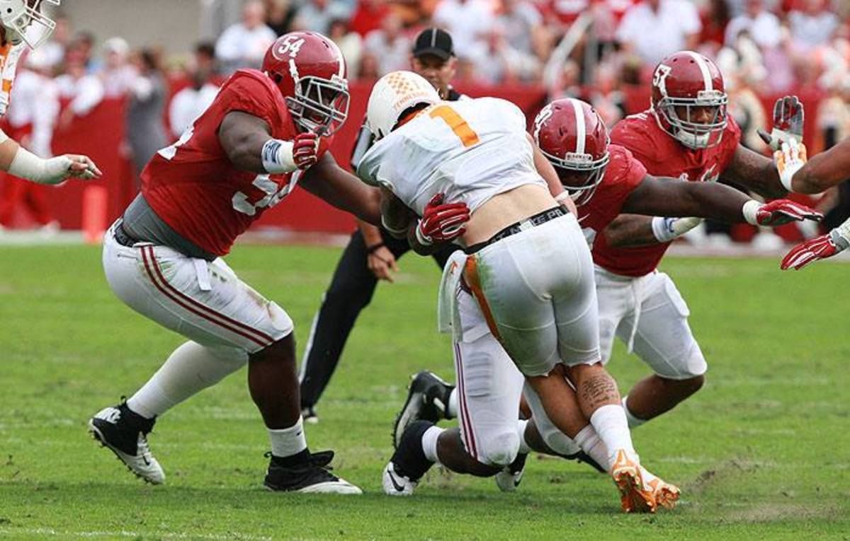 Alabama defensive lineman Dalvin Tomlinson