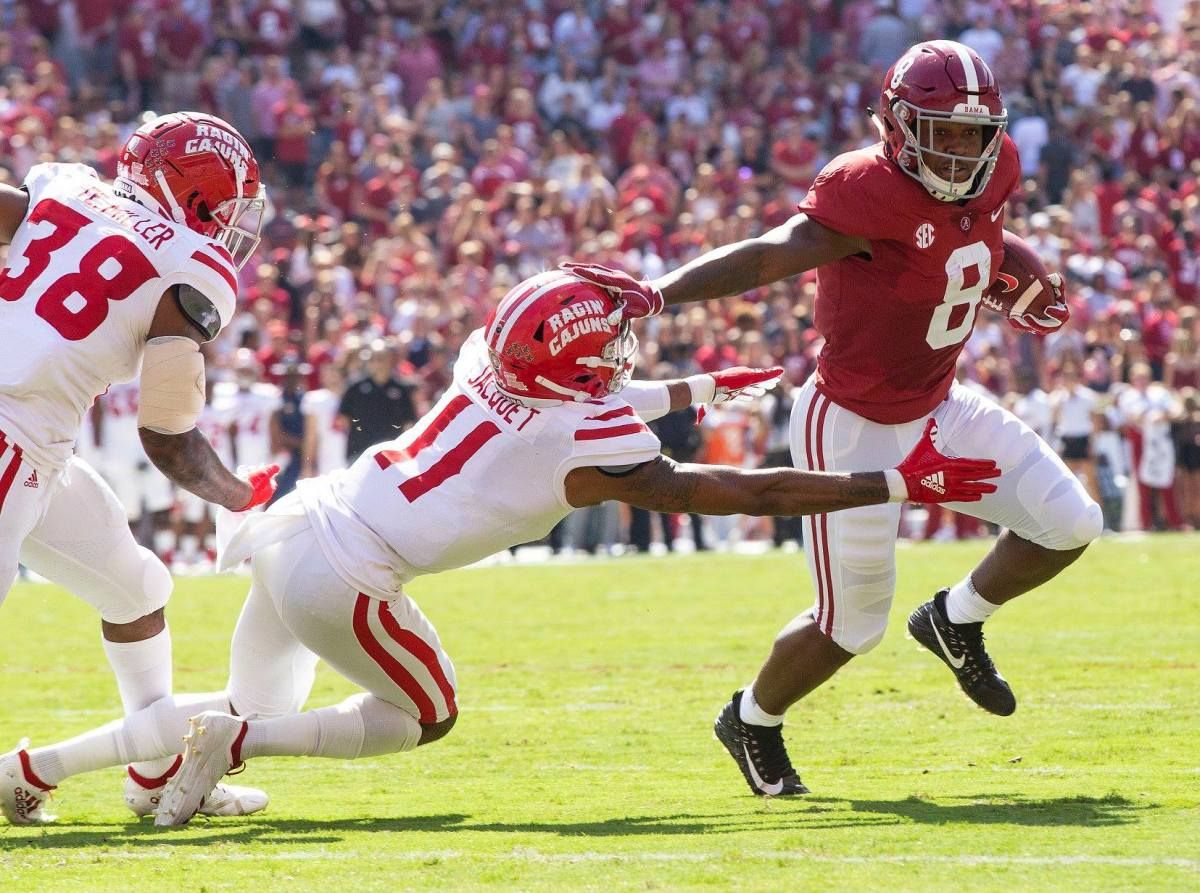 Alabama running back Josh Jacobs