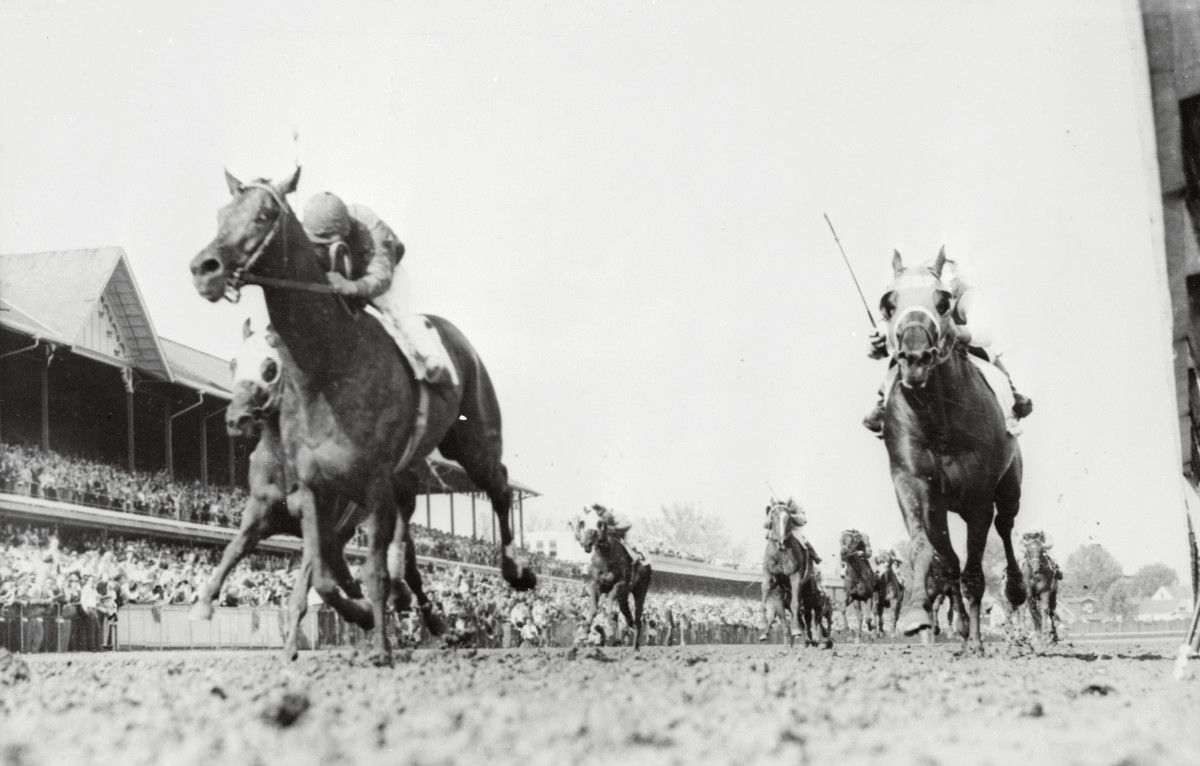 Perched along the rail for the dramatic finish, the author watched Tim Tam and jockey Valenzuela overtake Lincoln Road.