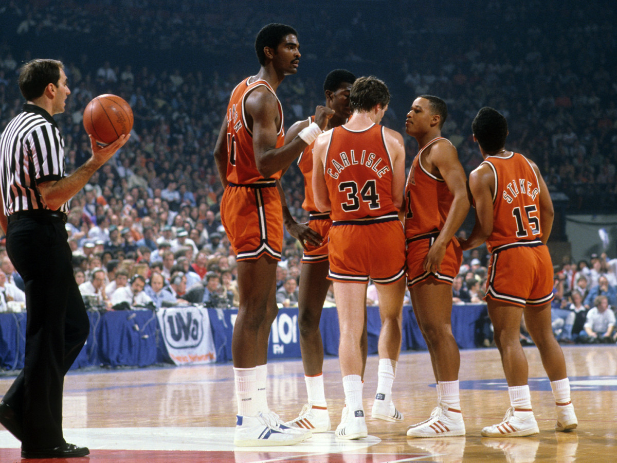 Charles Barkley, Ralph Sampson and Kareem Abdul-Jabbar