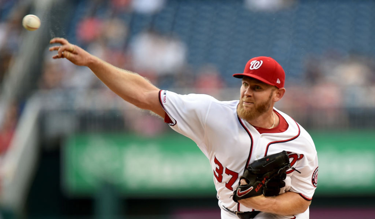 Nationals' Stephen Strasburg throws immaculate inning vs. Marlins