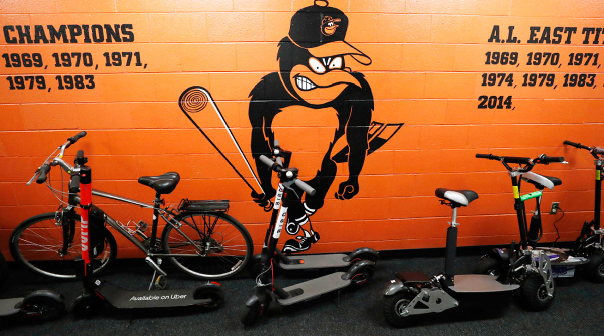 Orioles using Bird, other scooters to navigate this season - Sports  Illustrated