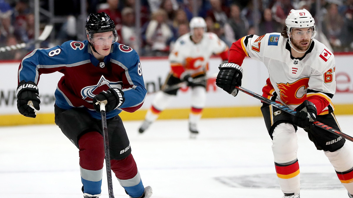 Cale Makar goal: Avalanche rookie scores vs. Flames in playoff debut