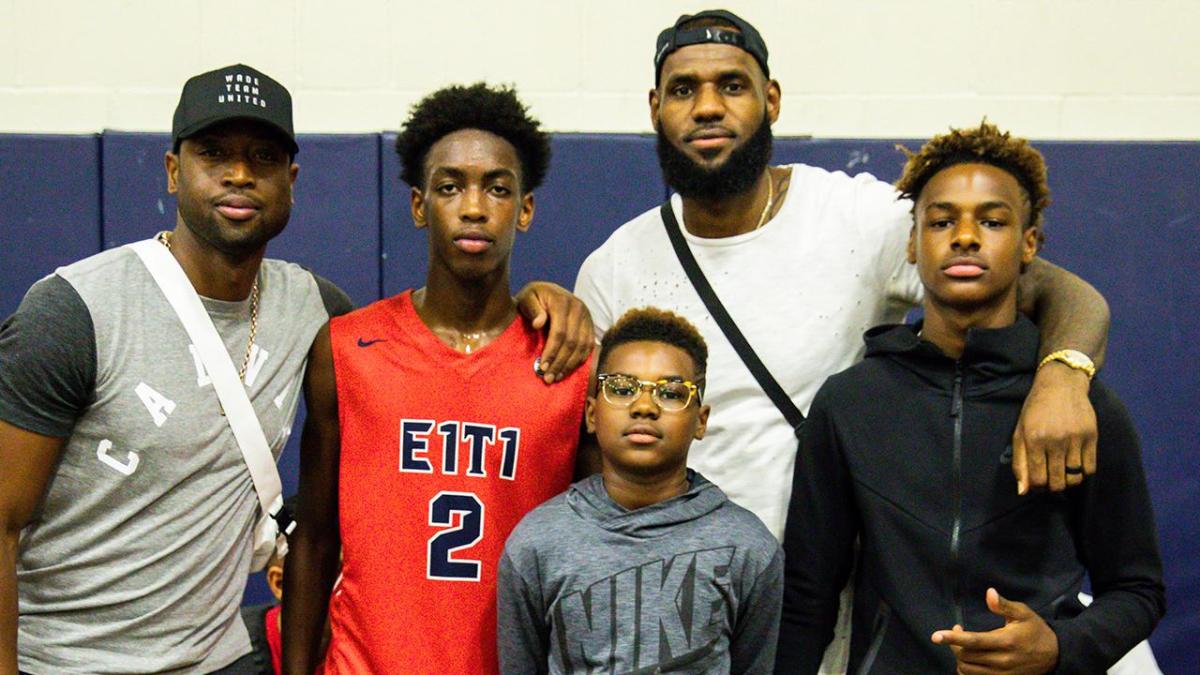 Zaire Wade, LeBron James Jr. to play 