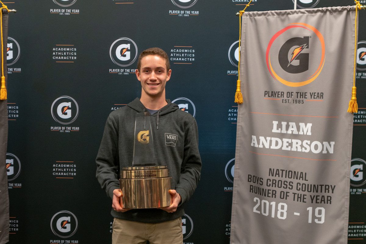 Liam Anderson named Gatorade Athlete of the Year in crosscountry
