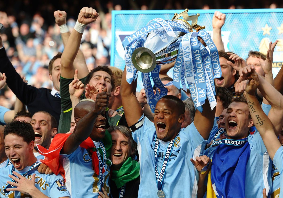 Manchester City's Belgian captain Vincen