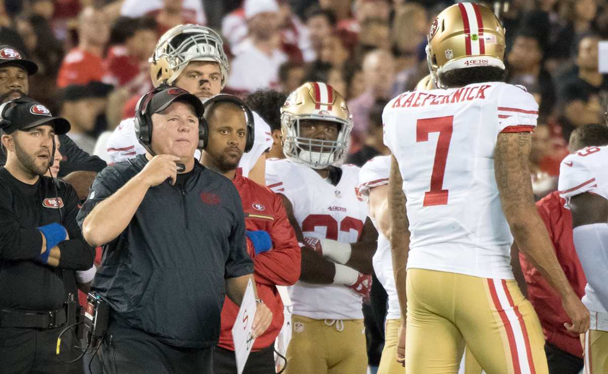 After playing under Chip Kelly at Oregon, Lowe (in red) worked for Kelly in Philadelphia and San Francisco.