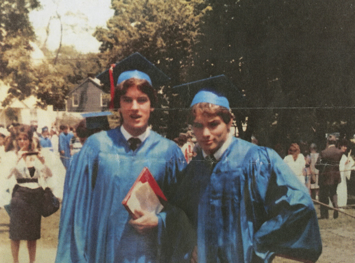 Naposki (right) graduated Eastchester High School in 1984.