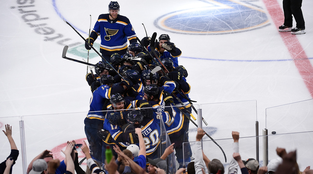 NHL playoffs Blues advance past Stars, Ben in double OT classic