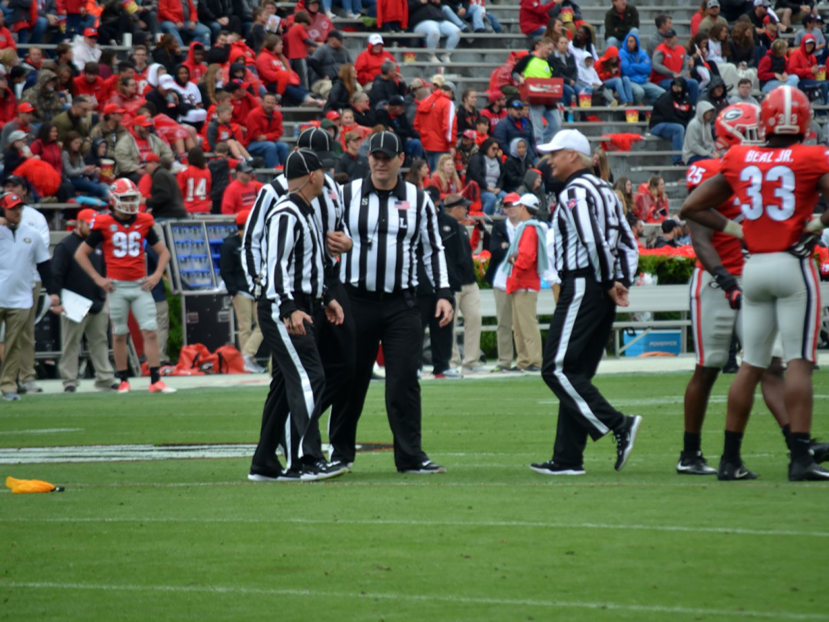 A beautiful flag toss was marred by an awful pass interference call.