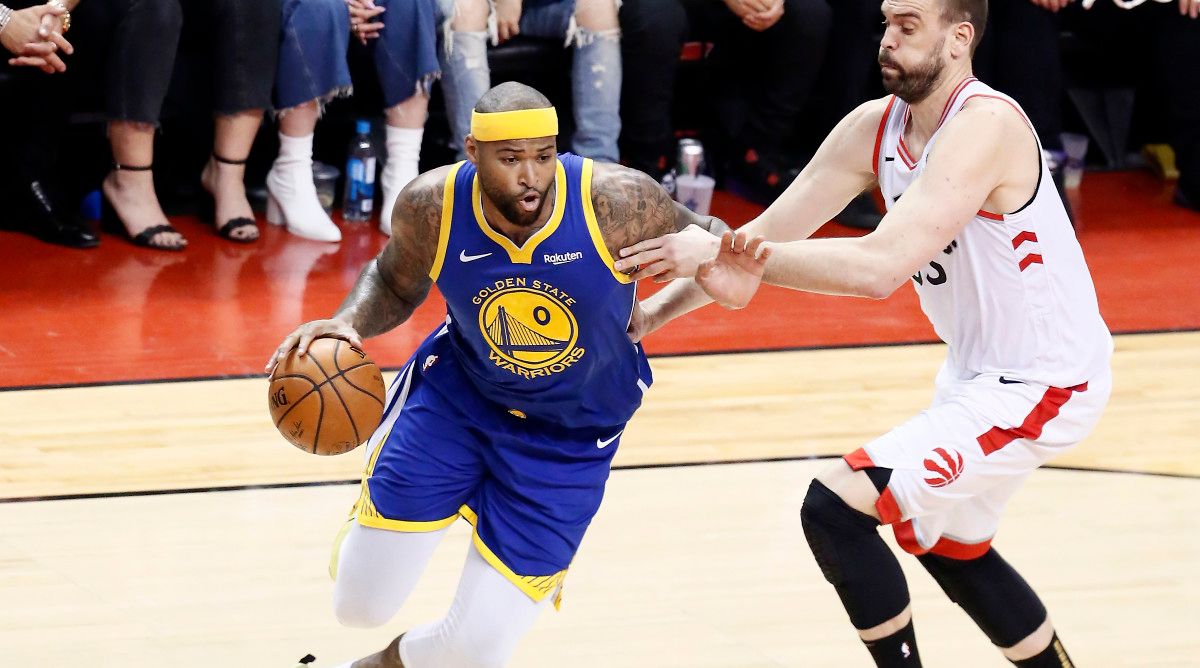 Open Floor Podcast: DeMarcus Cousins, Steph Curry lead Warriors in Game ...