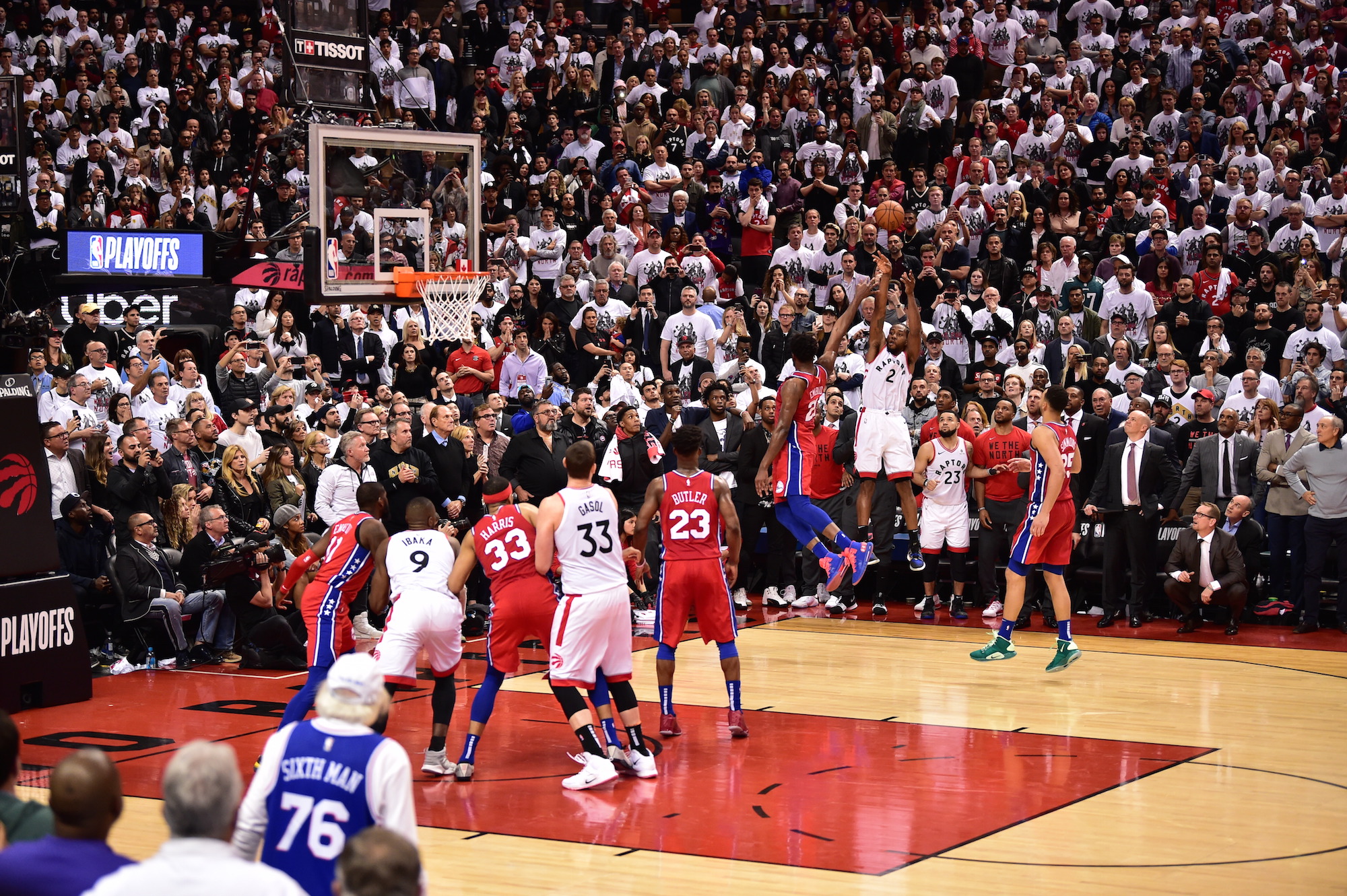 Twitter erupts after Kawhi Leonard's insane Game 7 winner