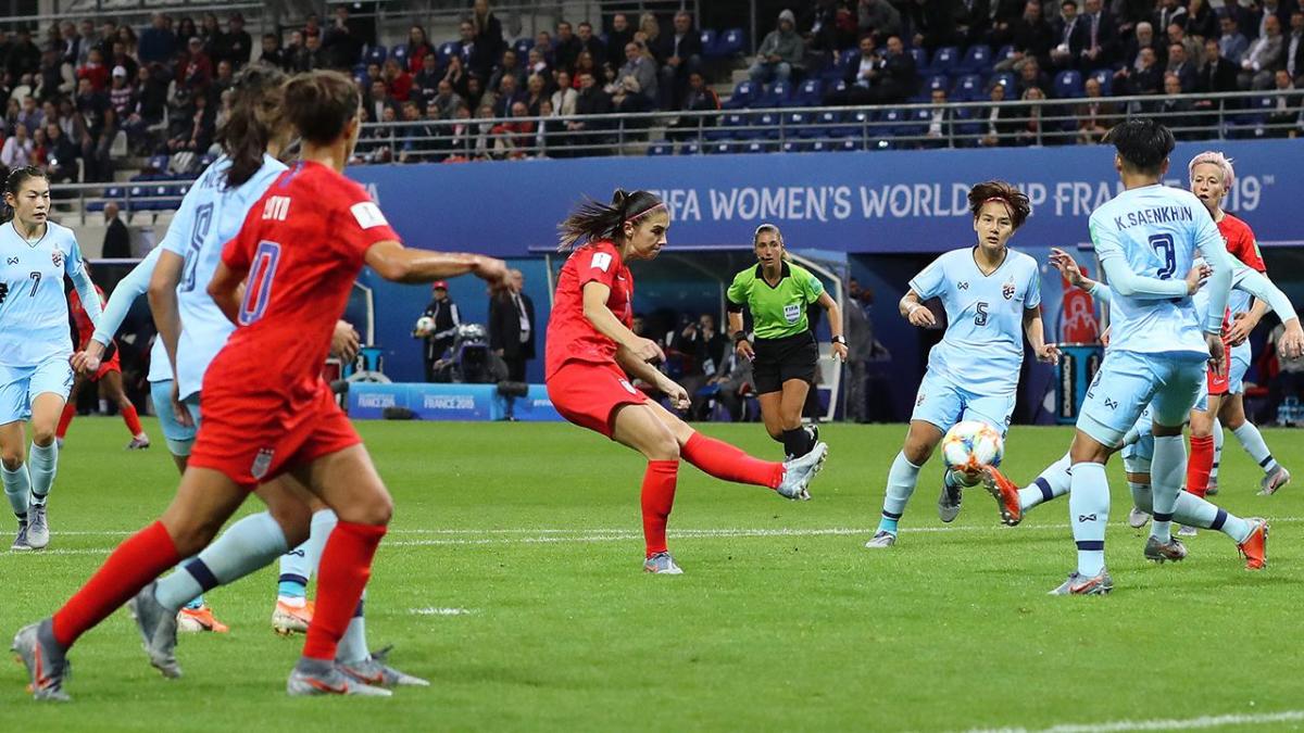 Alex Morgan ties World Cup record with 5 goals vs Thailand - Sports