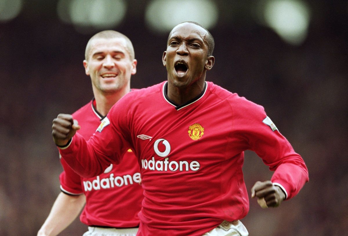 Dwight Yorke and Roy Keane