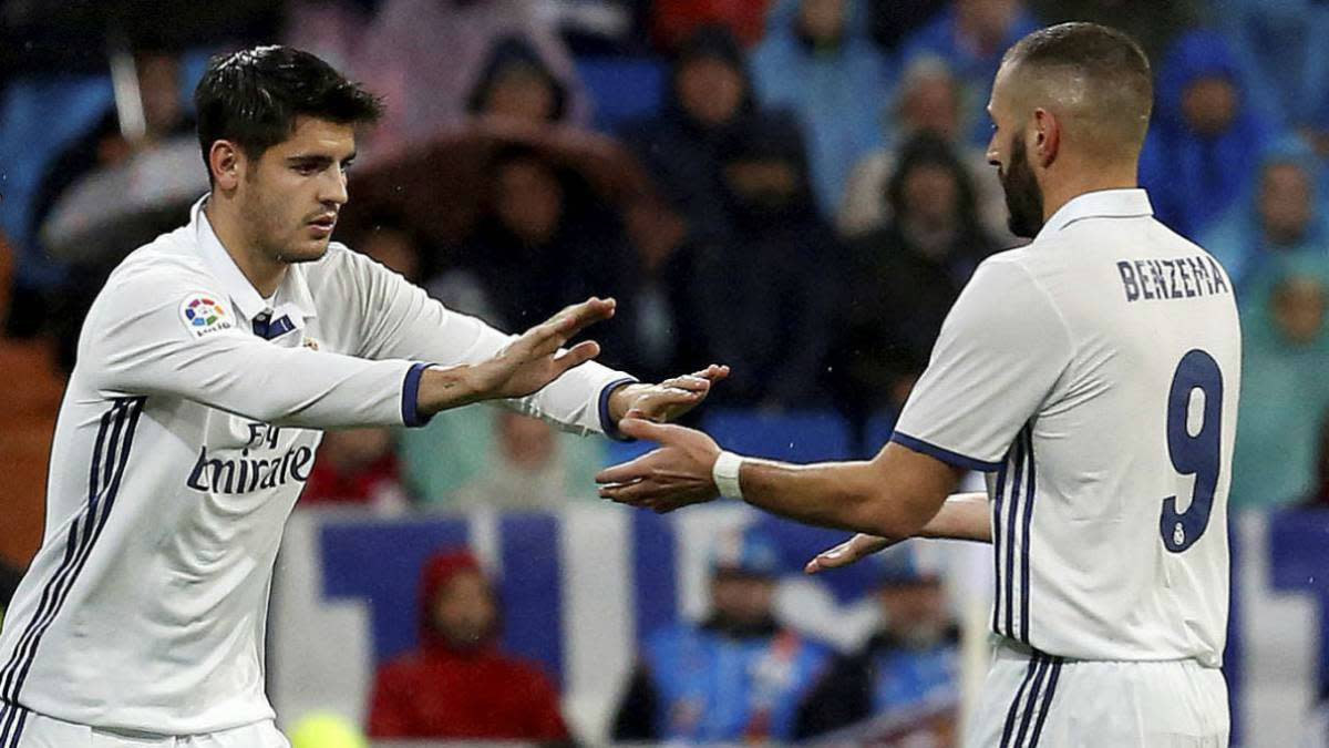 Resultado de imagen de benzema morata