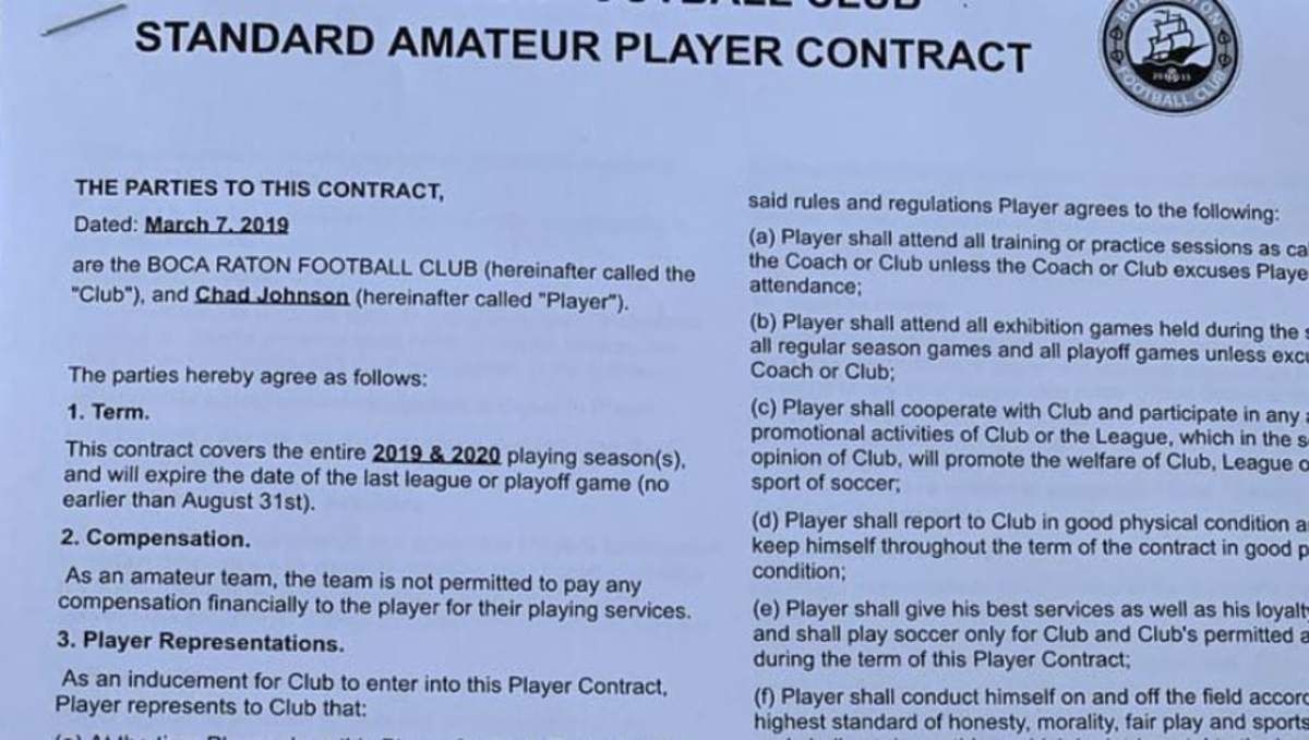 Chad Johnson Signs Contract With Amateur Soccer Team Boca Raton FC - Sports  Illustrated