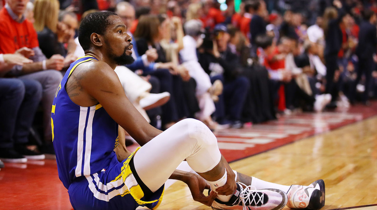 Kevin Durant Warriors didn't mishandle calf injury in NBA Finals