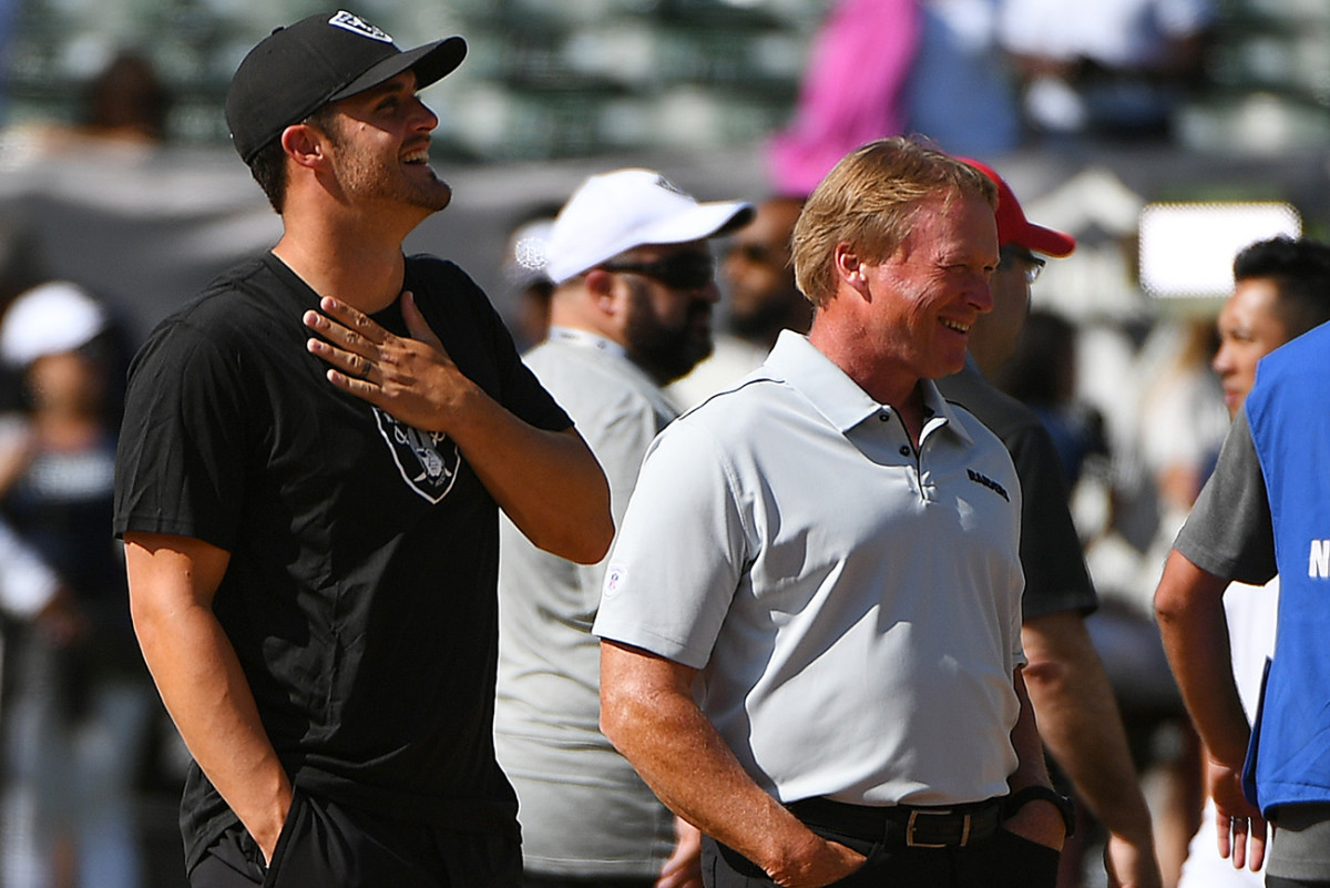 Carr has bought in to the Gruden system, but the Raiders can let him go with a mere $5 million dead cap hit after this season.