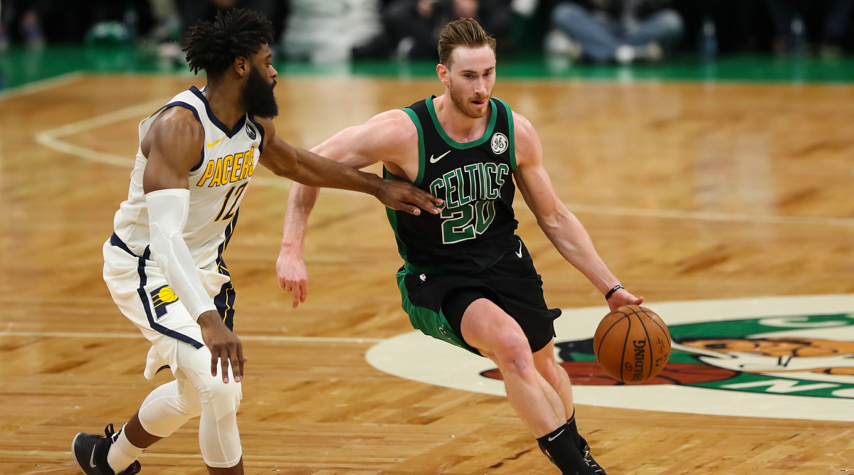 Ocober 22 2018 Gordon Hayward & Al Horford Celtics Sports Illustrated NO LABEL 