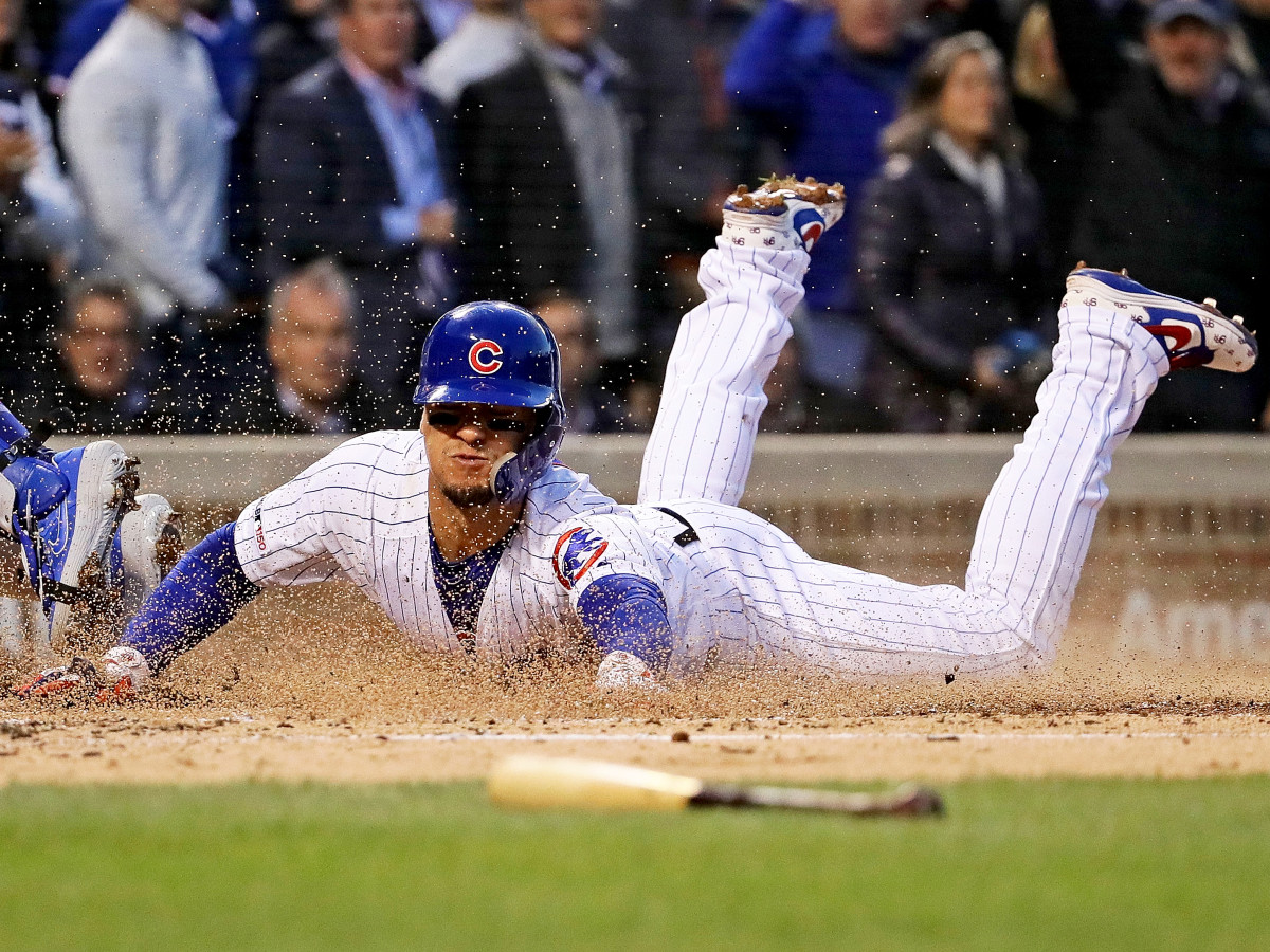 Javier Baez jukes first baseman for hit in Cubs-Dodgers game - Sports  Illustrated