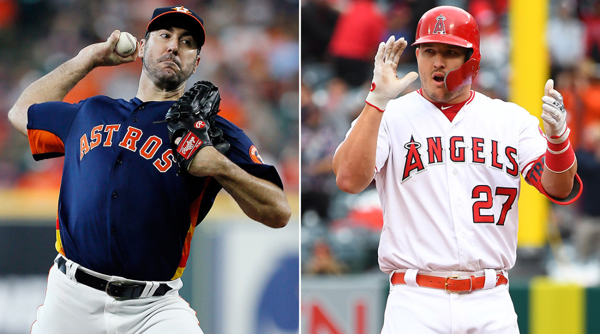 Mike Trout and Justin Verlander pacing for MVP and Cy Young Sports