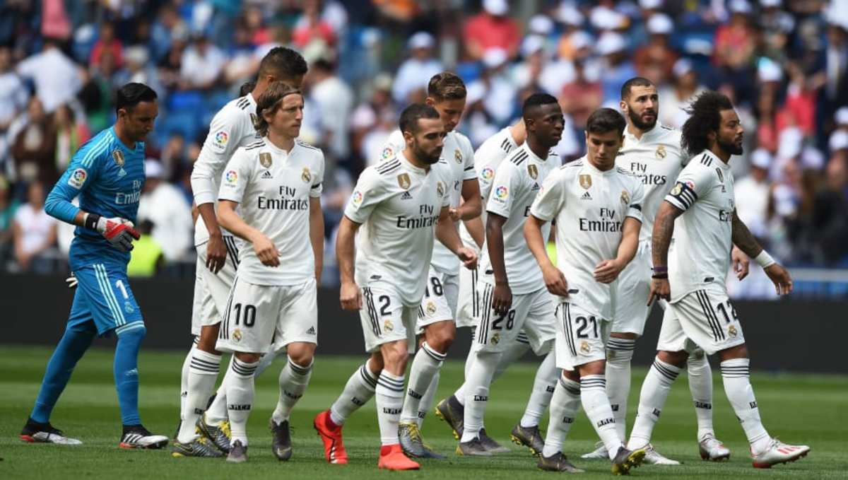 Espinilleras Blanco/Gris Real Madrid - Real Madrid CF