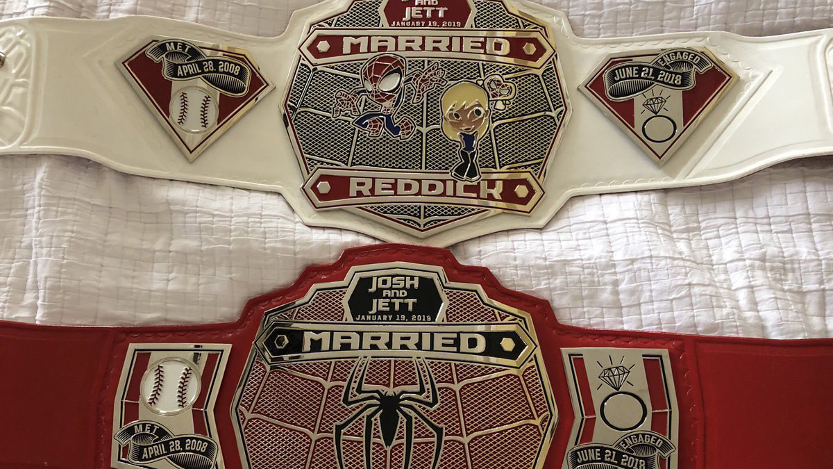 Astros Josh Reddick wedding has wrestling theme (photos) Sports