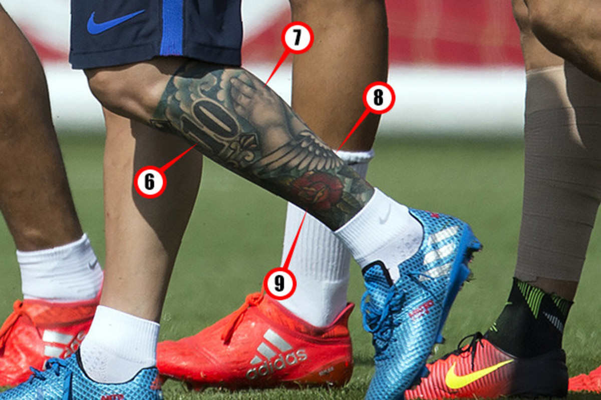 Tatuaje de messi en la pierna significado