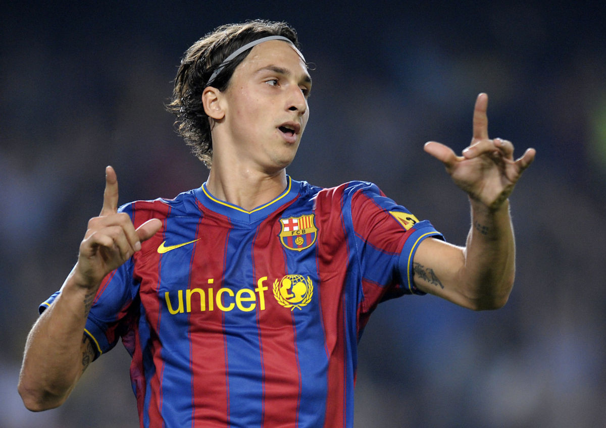 FC Barcelona's Swedish forward Zlatan Ib