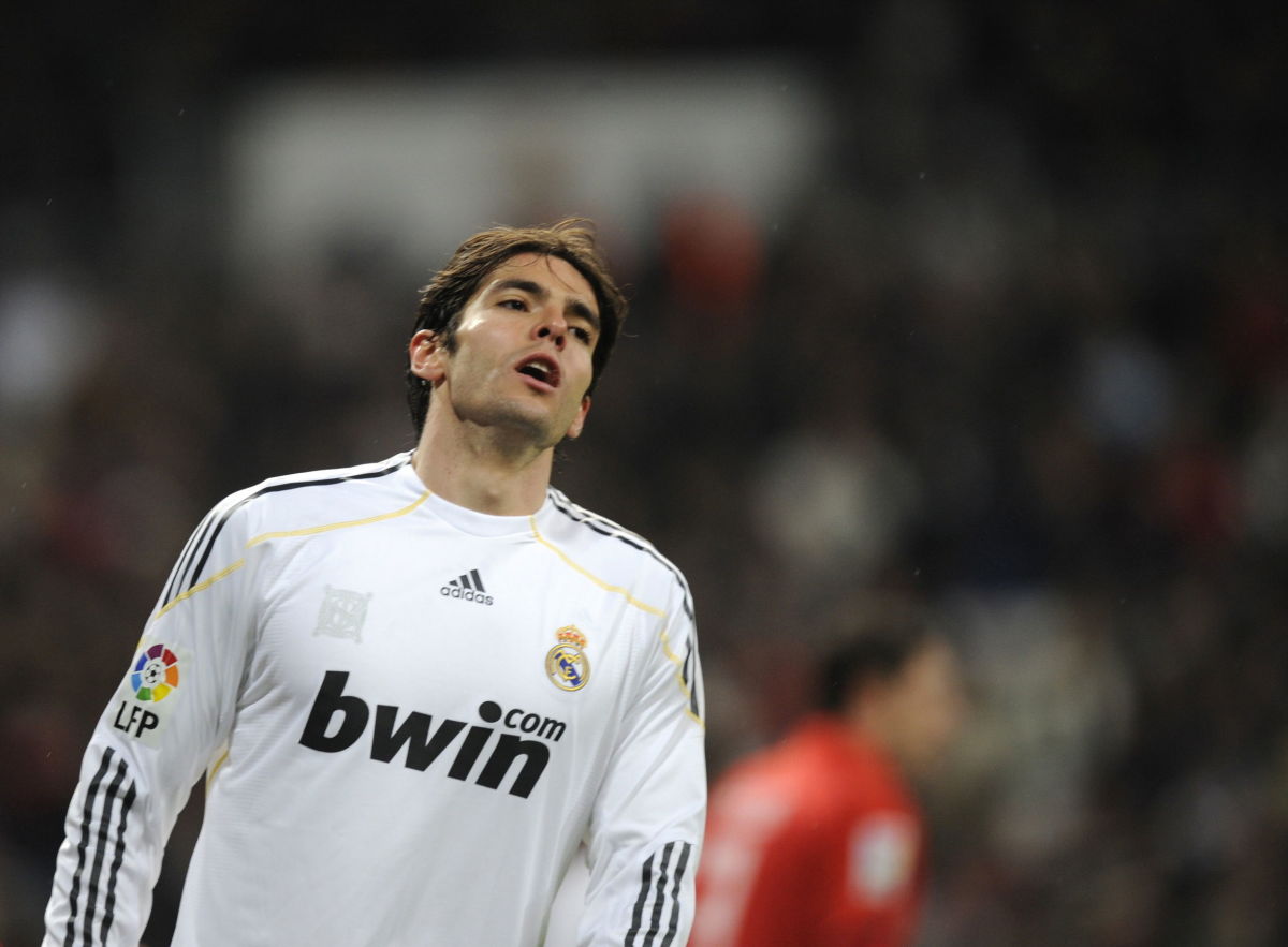 Real Madrid's Brazilian midfielder Kaka