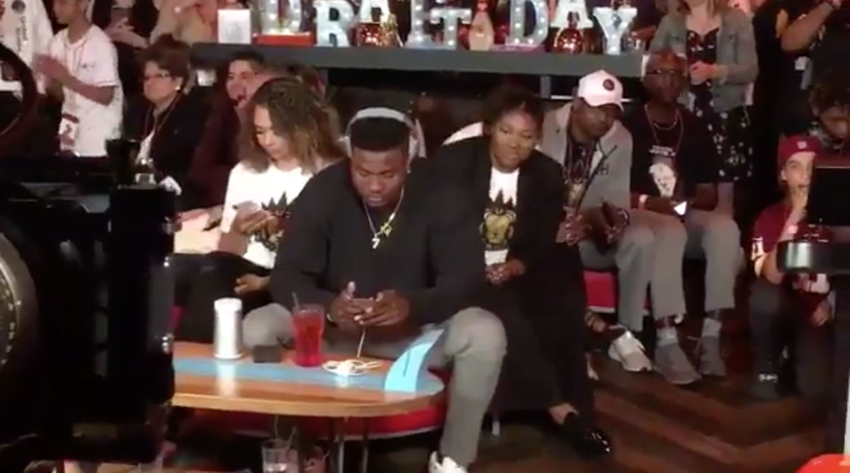 NFL draft 2019 Dwayne Haskins reacts to Giants selecting Daniel Jones