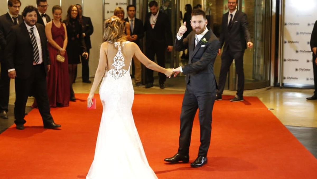 La foto inédita de Lionel Messi y su mujer Antonela Roccuzzo cuando ...