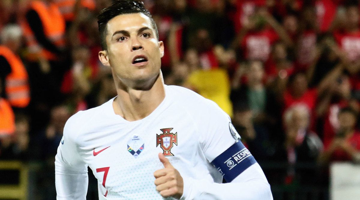 Cristiano Ronaldo goal video Portugal star scores 4 vs Lithuania