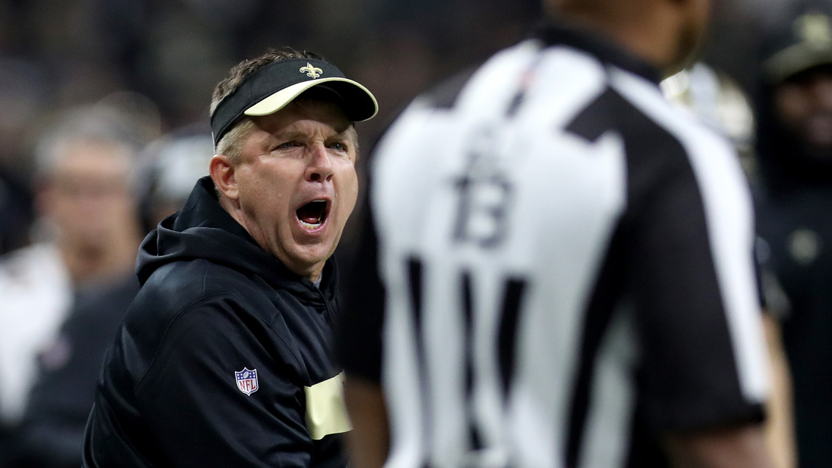 form del Ørken Rams pass interference: NFL Rule 17 could force Saints do-over - Sports  Illustrated