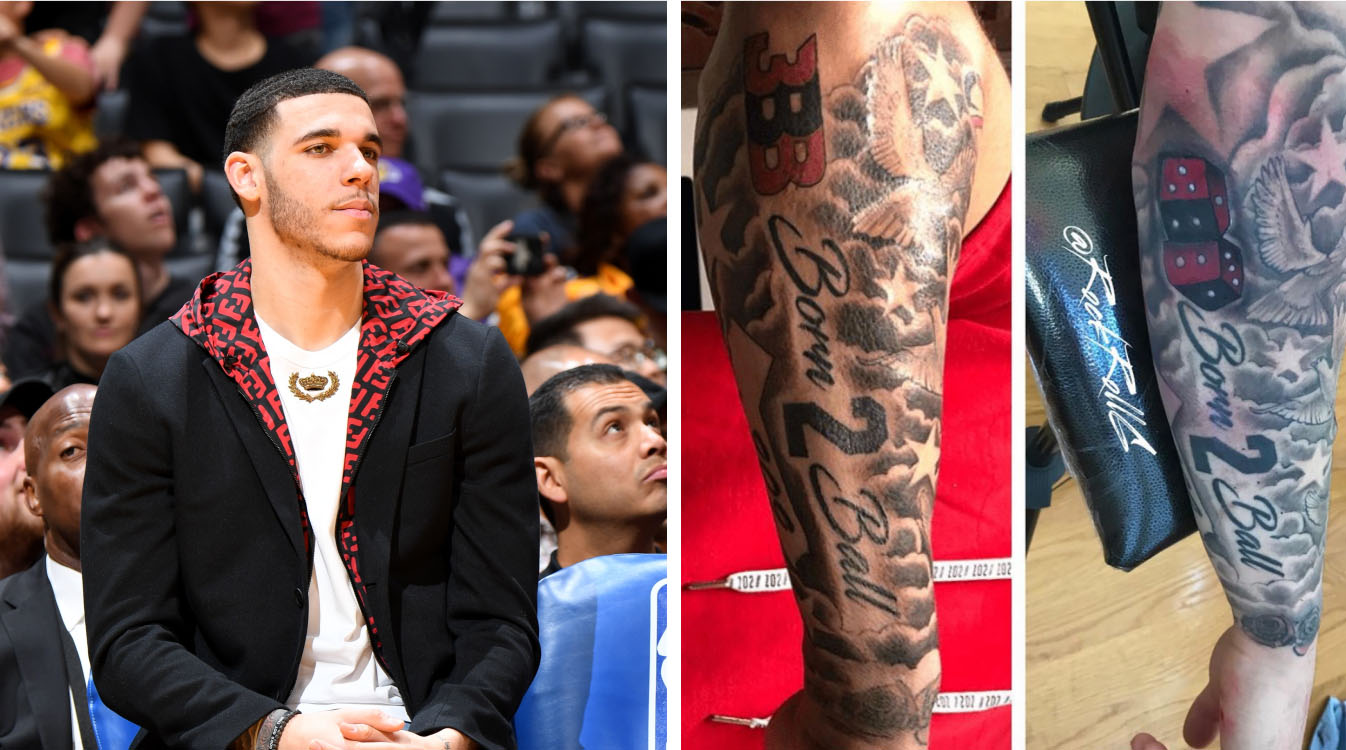 NBA makes Lonzo Ball cover up his Big Baller Brand tattoo