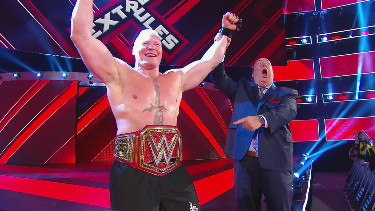 WWE Brock wins title for third time - Sports Illustrated